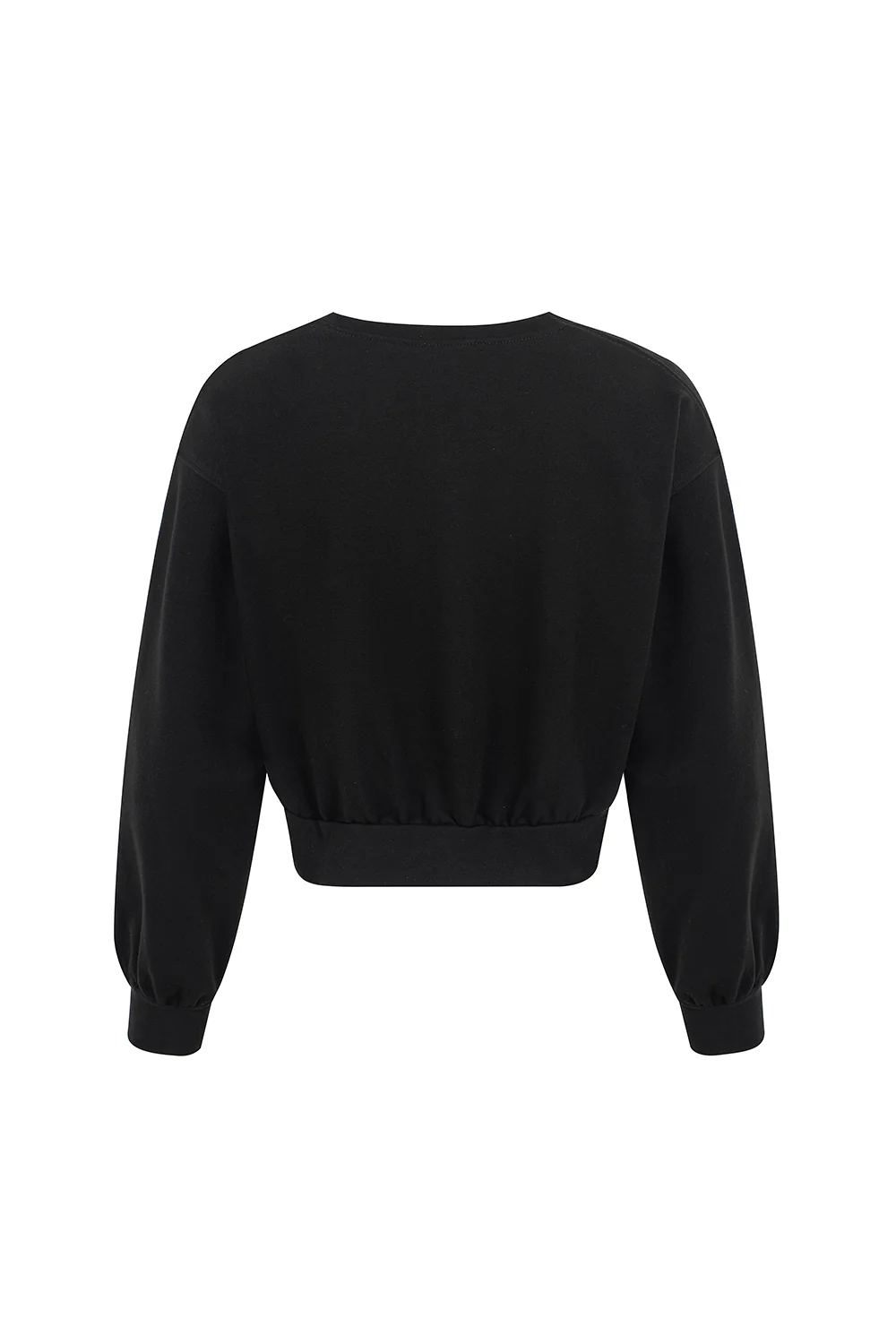BLACK TRACKSUIT CREWNECK SWEATSHIRT - Image 8