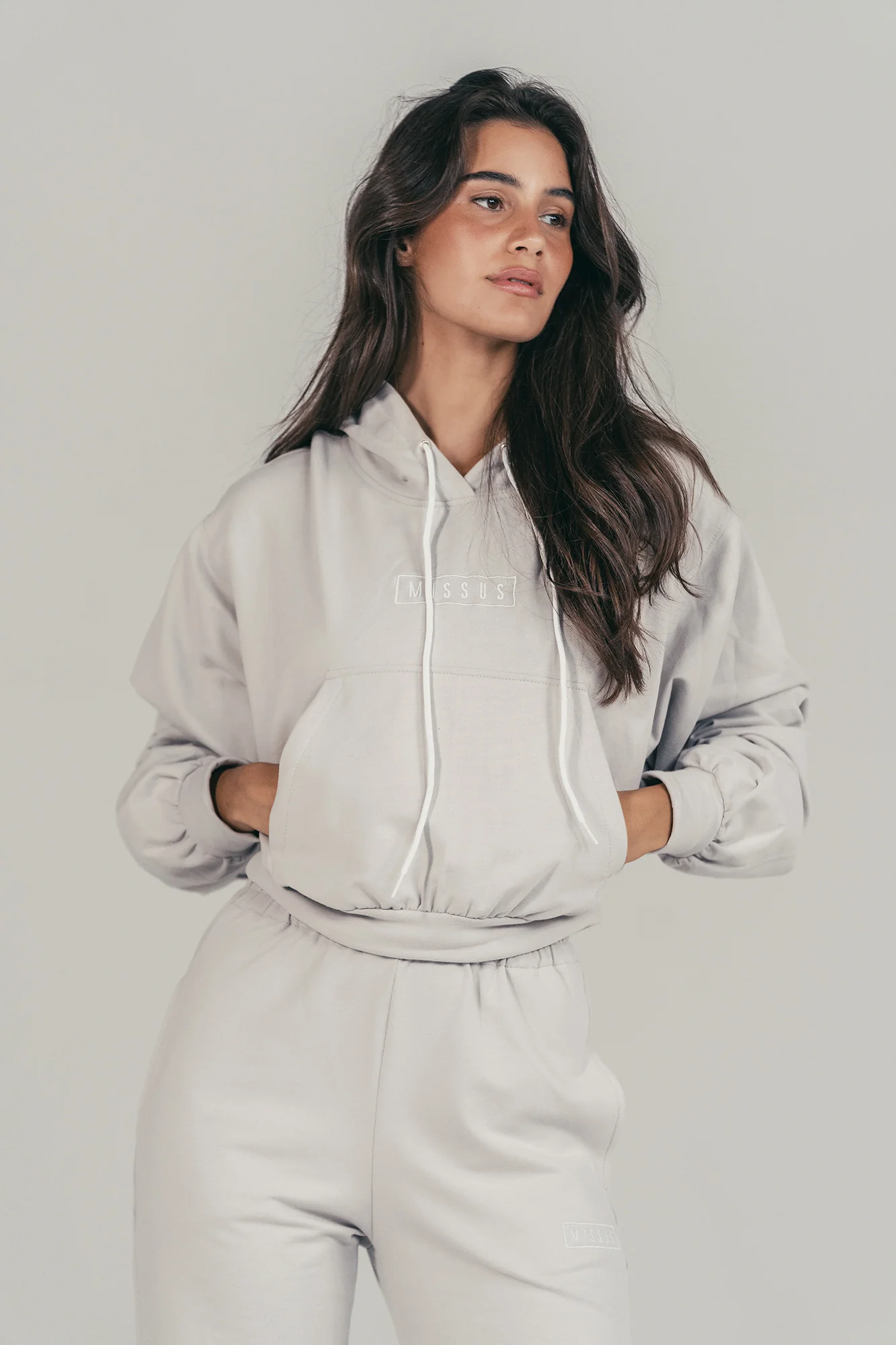 GREY TRACKSUIT HOODIE - Image 3