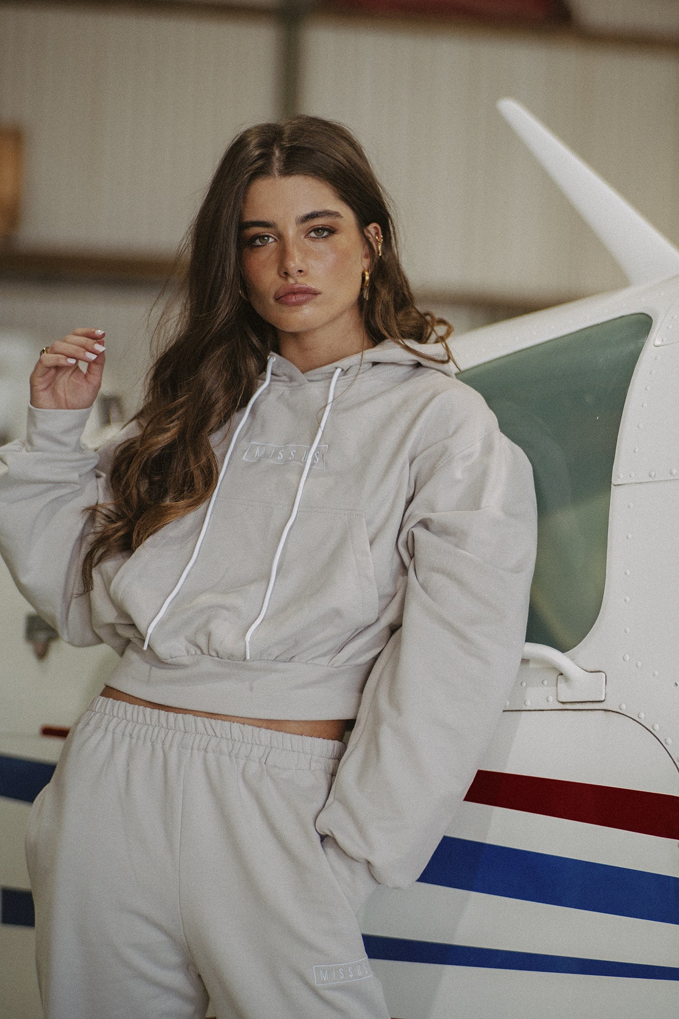 GREY TRACKSUIT HOODIE - Image 6
