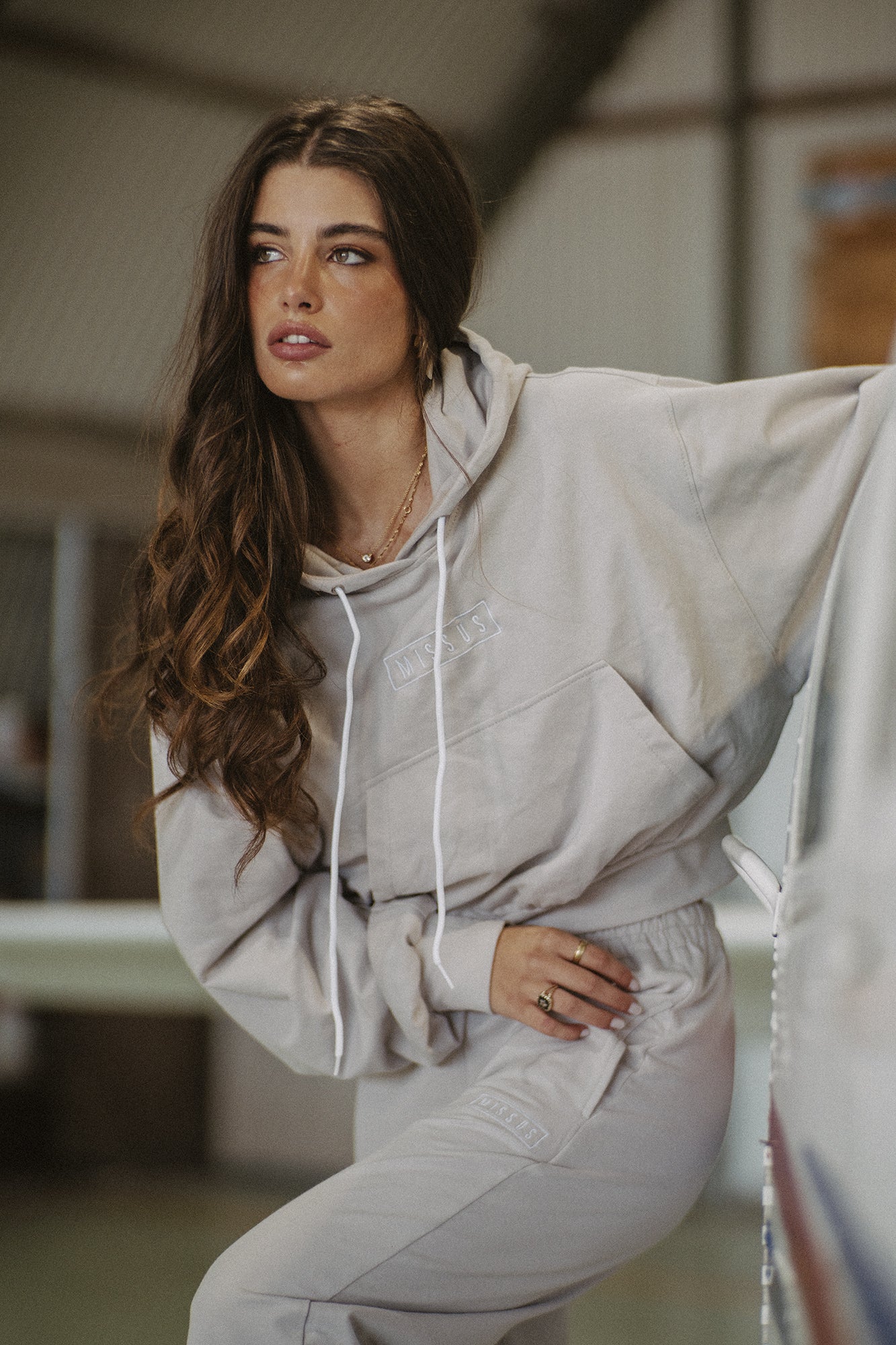 GREY TRACKSUIT HOODIE - Image 8