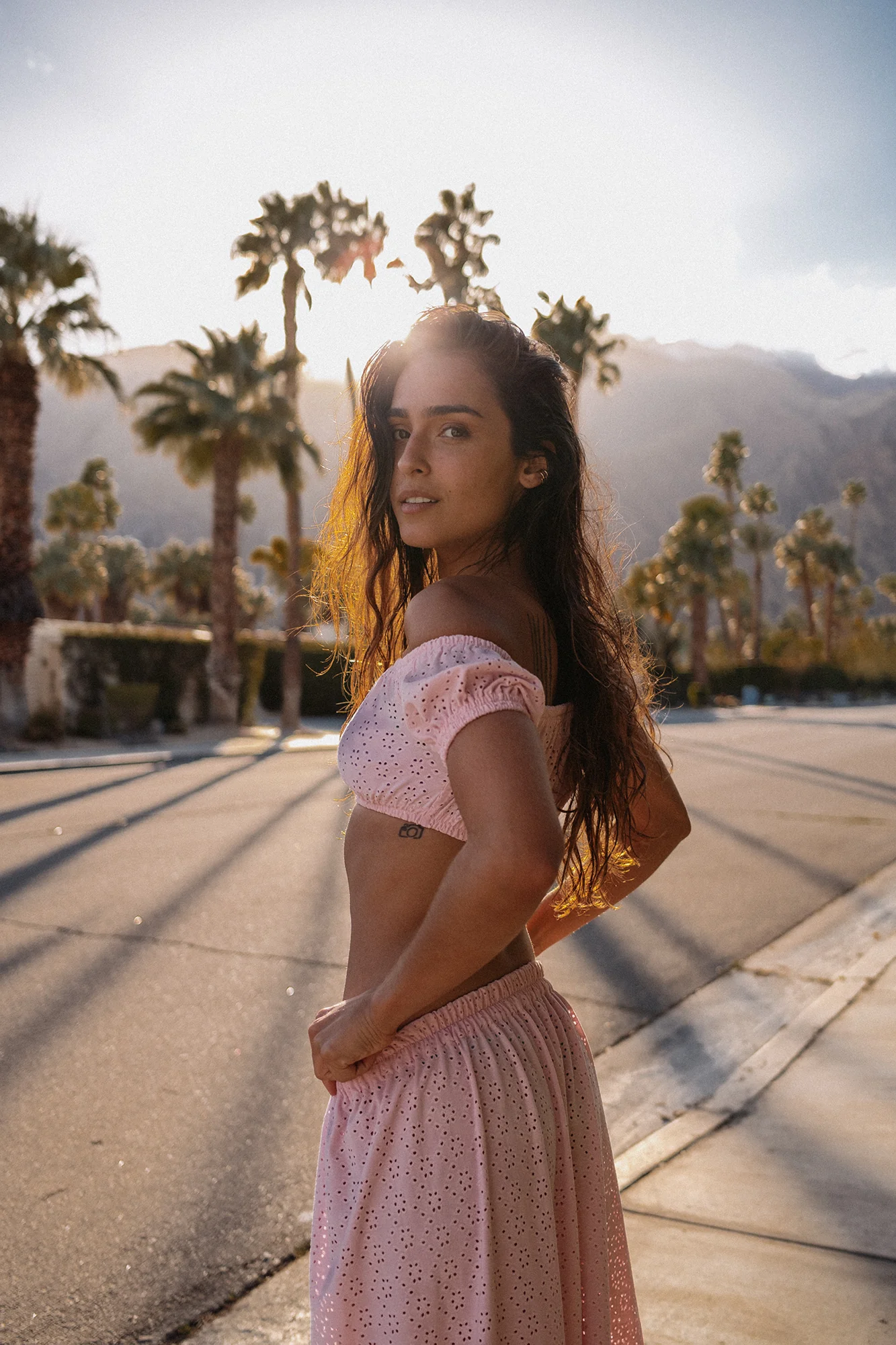 PINK PALM SPRINGS SKIRT - Image 10