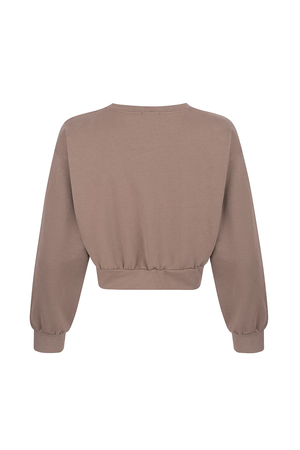 TAUPE TRACKSUIT CREWNECK SWEATSHIRT - Image 6