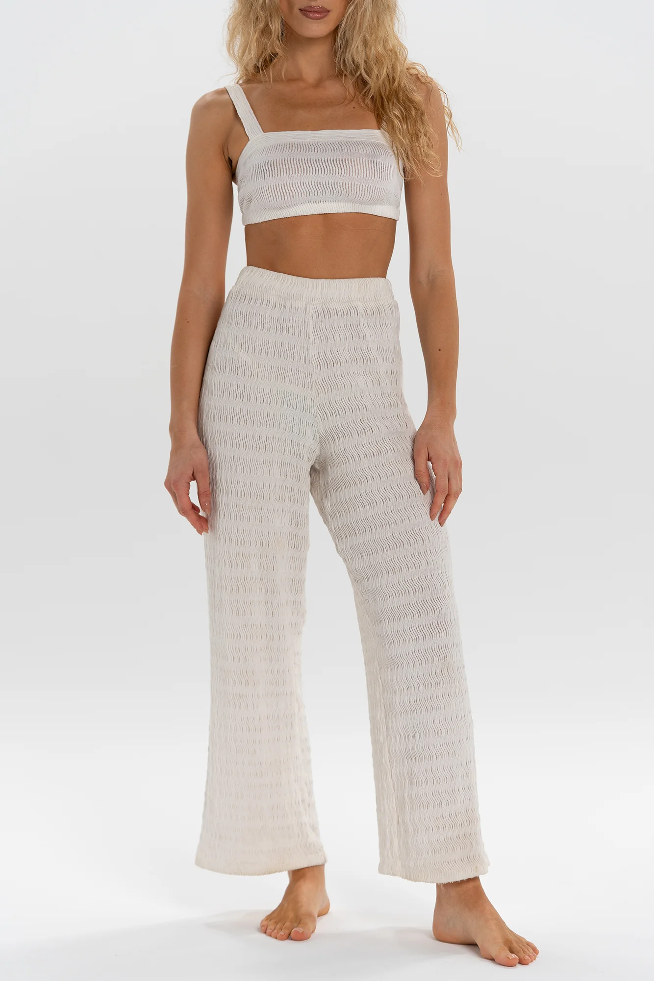 WHITE HULA CROP TOP - Image 4