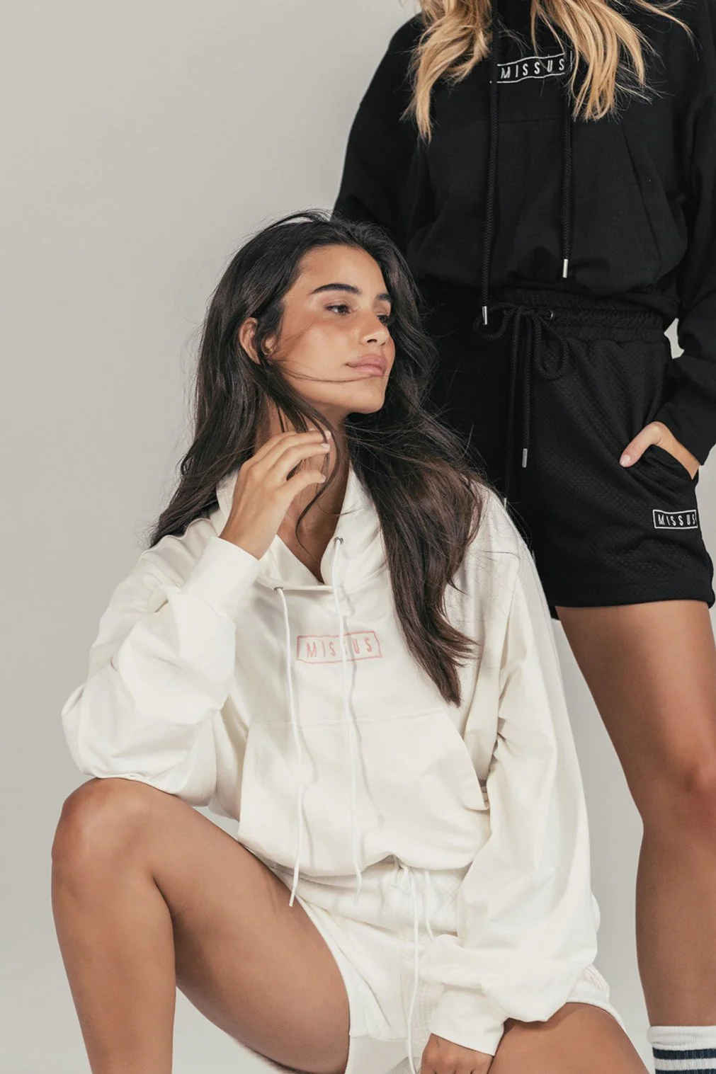 WHITE TRACKSUIT HOODIE - Image 3
